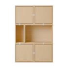 Muuto Stacked säilytysjärjestelmä senkki kokoonpano 4 Tammi