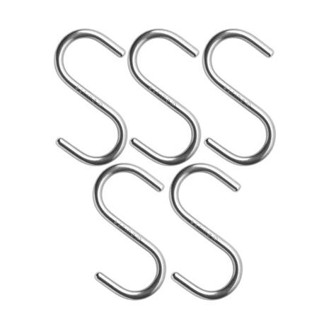 String String s-koukku ruostumaton teräs, 5 kpl