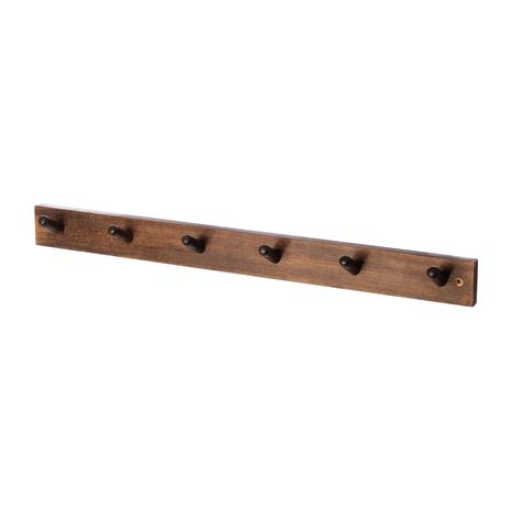 ERNST Hook Rail 6 Knobs, Brown