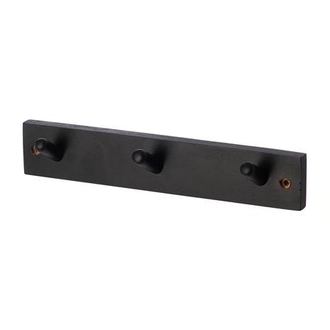 ERNST Hook Rail 3 Knobs, Black