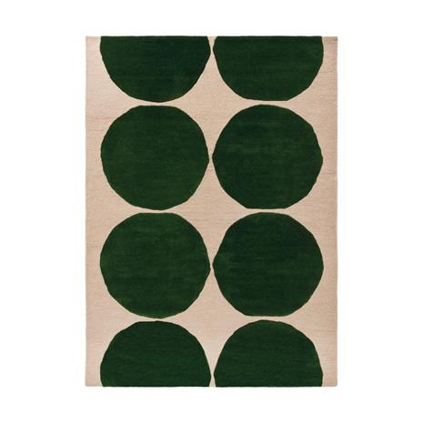 Marimekko Isot Kivet villamatto Green, 250x350 cm