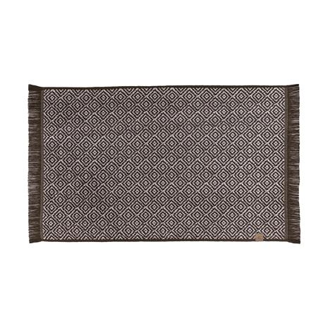 Mette Ditmer - MOROCCO bath mat - Chocolate / Off-white