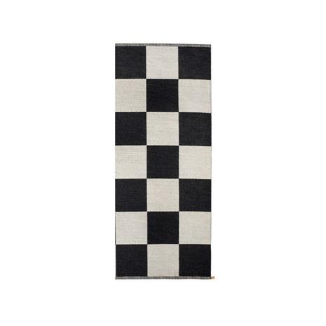 Kasthall Checkerboard Icon matto 85x200 cm Midnight black