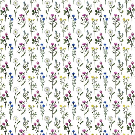 Arvidssons Textil Midsommar kangas Multi