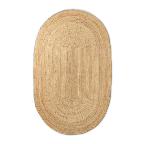 Ferm Living Eternal juuttimatto ovaali small Natural