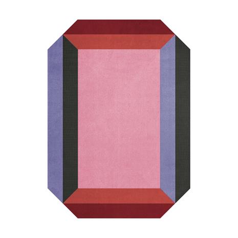Layered Teklan crystal spectrum villamatto Multi, 250x350 cm