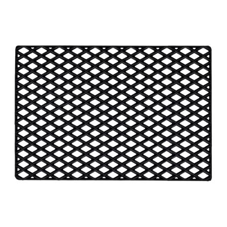 Dixie Black grid ovimatto 60 x 90 cm