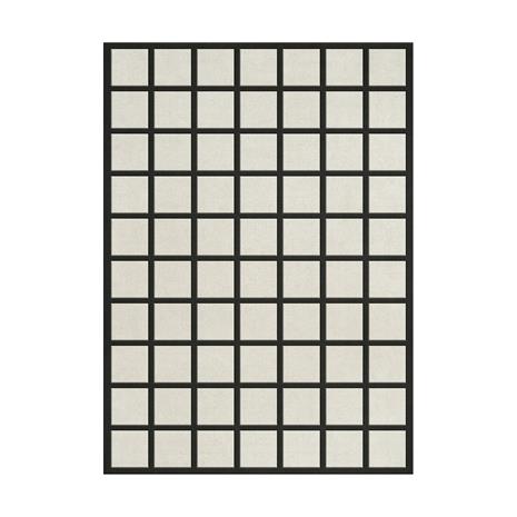 Layered Avenue Checked Bone -villamatto Bone White, 200x300 cm – kuva 3/3