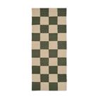 Classic Collection Square käytävämatto Vihreä-luonnollinen, 80x200 cm