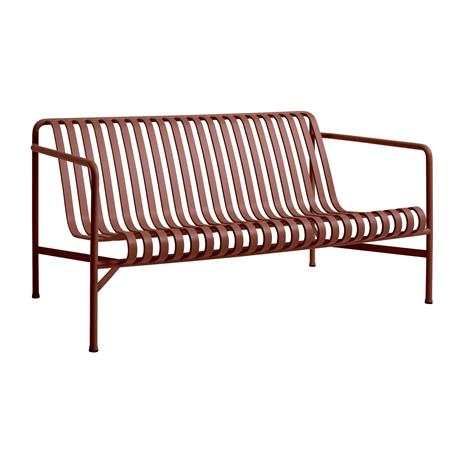 HAY Palissade Lounge-sohva - Puutarhasohvat & penkit Teräs Iron Red - AA617-B485