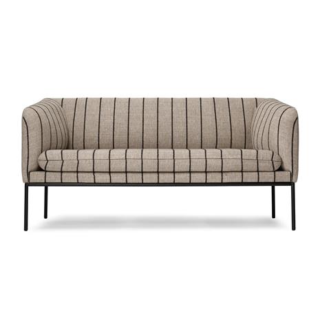 ferm LIVING Turn 2:n istuttava sohva Pasadena (raidallinen)