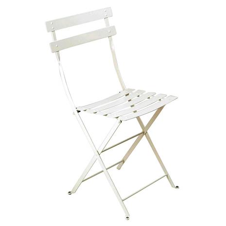 Fermob Bistro Tuoli - Puutarhatuolit Lakattu Teräs Cotton White - 10101 – kuva 2/3