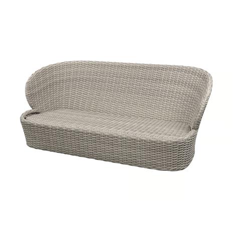 Cane-line Coast 2,5-istuttava sohva Sand (Flat Weave)