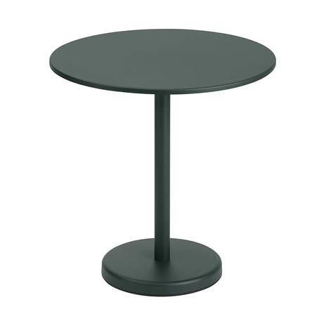 Muuto Linear teräspöytä ä˜ 70 cm Dark green