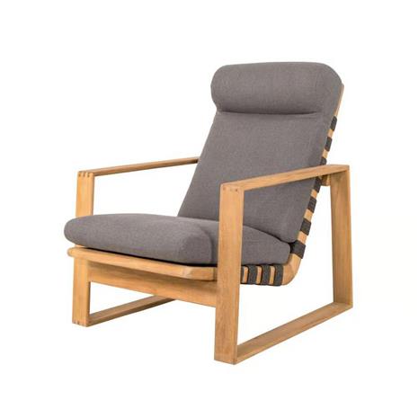 Cane-line Endless Soft Highback nojatuoli Cane-Line airtouch harmaa, tiikki