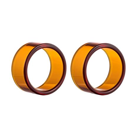 Muurla Loop servettirengas 2-pack Amber