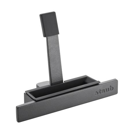 STAUB Staub kannenpidike valurauta-silikoni Musta