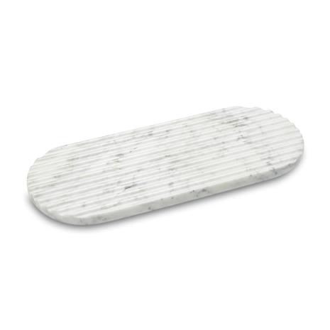 Northern Podium tarjotin 40 cm Mixed white marble