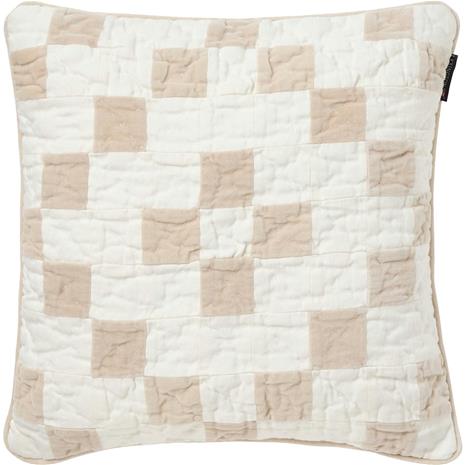 Lexington Patchwork Tyynynpäällinen 50x50 Cm - Koristetyynyt & Suojukset Luomupuuvilla Valkoinen - 12514100-1000-SH25