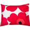 Marimekko Unikko Tyynynpäällinen 50x70 Cm Punainen / - Tyynyliinat Puuvilla Valkoinen - 074204-001 – kuva 2