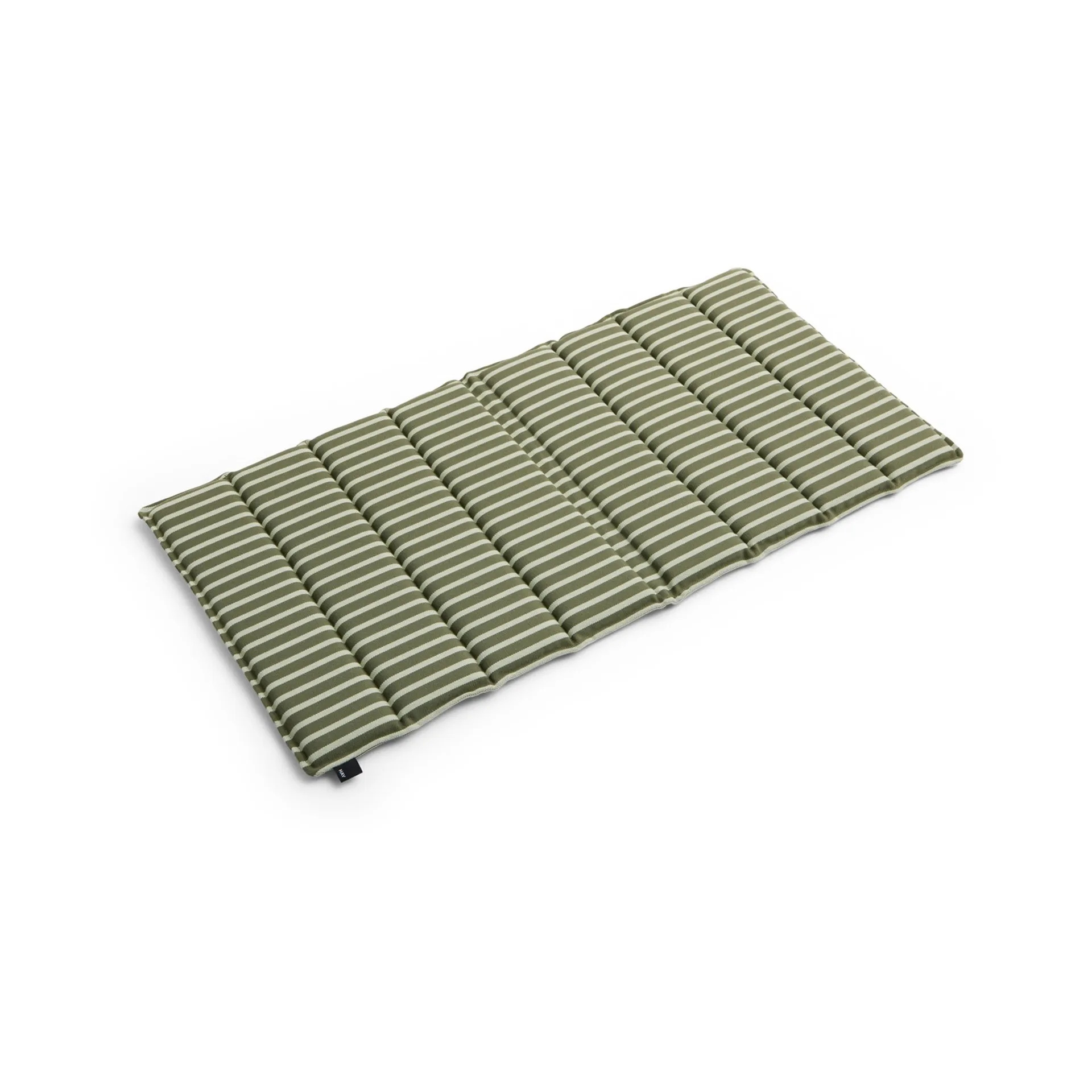 HAY Terrazza Folding istuintyyny Olive bold stripe, 82x40 cm