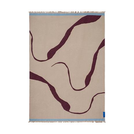 Mette Ditmer Studio viltti Wine, 130x175 cm