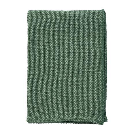 Klippan Yllefabrik Basket Plaid 130x180 cm, Green