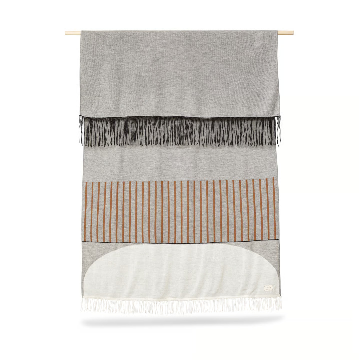 Form & Refine Aymara viltti 130x190 cm Pattern harmaa