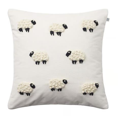 Chhatwal & Jonsson Sheep Tyynynpäällinen Ivory 50x50 Cm - Koristeyynyt & Suojukset Villa Norsunluu - CC900102-20V
