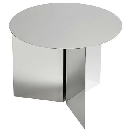 HAY Slit Round Table - Sohvapöydät Teräs Mirror - AA686-A364-AA86