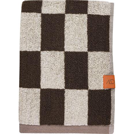 Mette Ditmer - RETRO guest towel - Chocolate - 2-pack