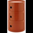 Kartell Componibili New Big Säilytys 3 Osiolla - Sivupöydät & Apupöydät Abs Oranssi - 04923AM