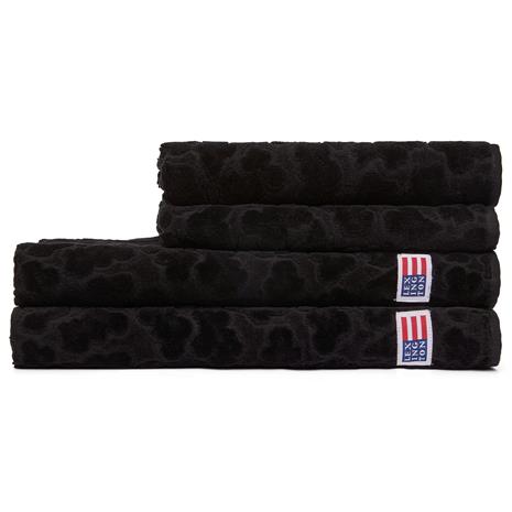 Lexington Velour jacquard leaves -pyyhe
