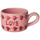RICE Cappuccino-kuppi 20 Cl Love - Kahvikupit Keramiikka - CECUP-HPCALOVE
