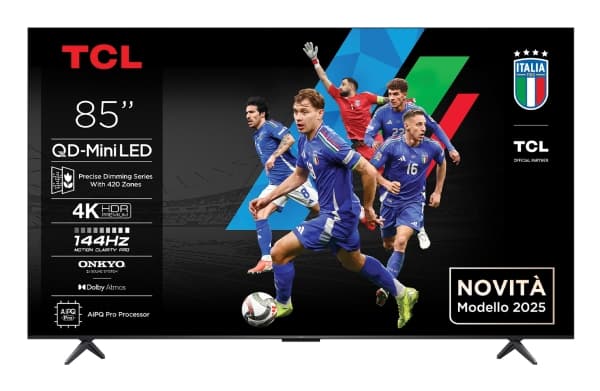 TCL 85C6K (85"), QLED-televisio