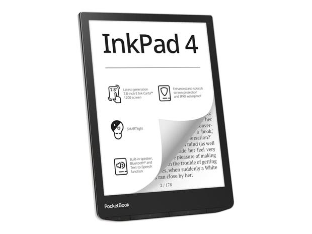 PocketBook InkPad 4, e-kirjan lukulaite