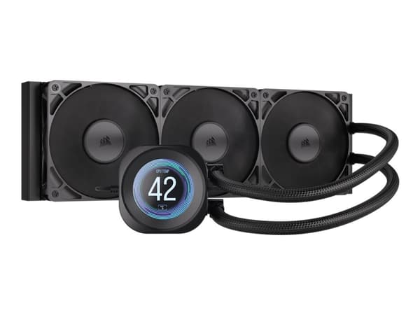 Corsair NAUTILUS 360 LCD Black - CPU Vesijäähdytys - Max 36 dBA
