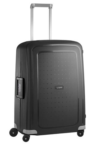 Samsonite S'Cure Pyörivä musta 79 L Polypropeeni (PP)