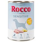 24x400g Sensitive kana & peruna Rocco koiran märkäruoka