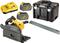 DeWalt DCS520T2R FlexVolt 54V 2x6,0Ah, akkupyörösaha + ohjainkisko DWS5022 – kuva 7