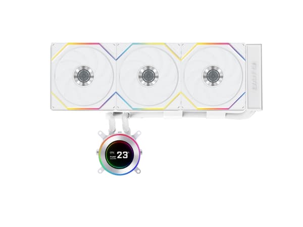 Lian Li Hydroshift II LCD-C 360TL Wireless White - CPU Vesijäähdytys - Max 28 dBA – kuva 2/8