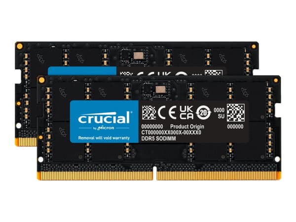 Crucial DDR5-5600 SODIMM C46 DC - 64GB, Muistit