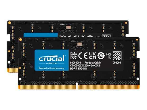 Crucial DDR5-5600 SODIMM C46 DC - 64GB, Muistit