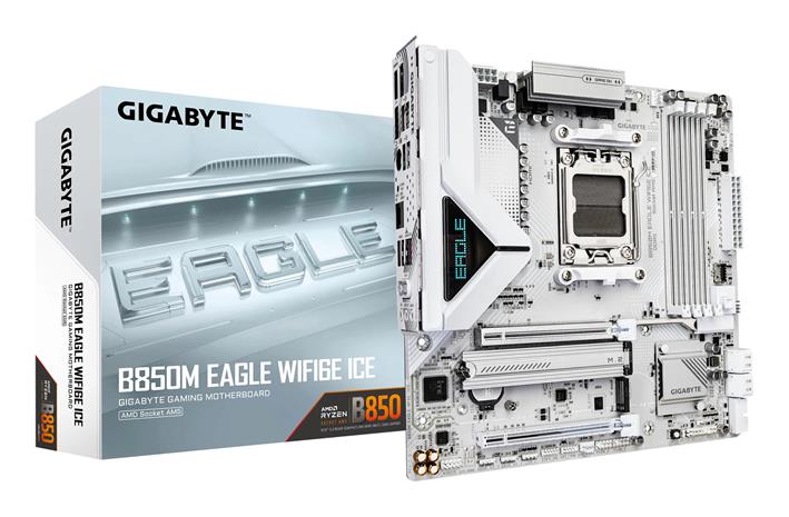 GIGABYTE B850M EAGLE WIFI6E ICE Emolevy - AMD B850 - AMD AM5 socket - DDR5 RAM - Micro-ATX – kuva 6/8