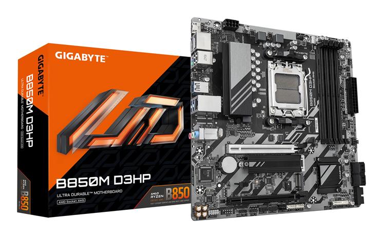 GIGABYTE B850M D3HP Emolevy - AMD B850 - AMD AM5 socket - DDR5 RAM - Micro-ATX