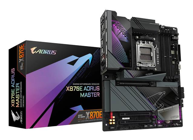 GIGABYTE X870E AORUS MASTER Emolevy - AMD X870E - AMD AM5 socket - DDR5 RAM - ATX