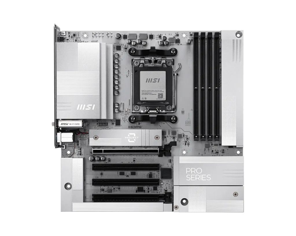MSI PRO B850M-A WIFI PZ AM5 mATX -emolevy