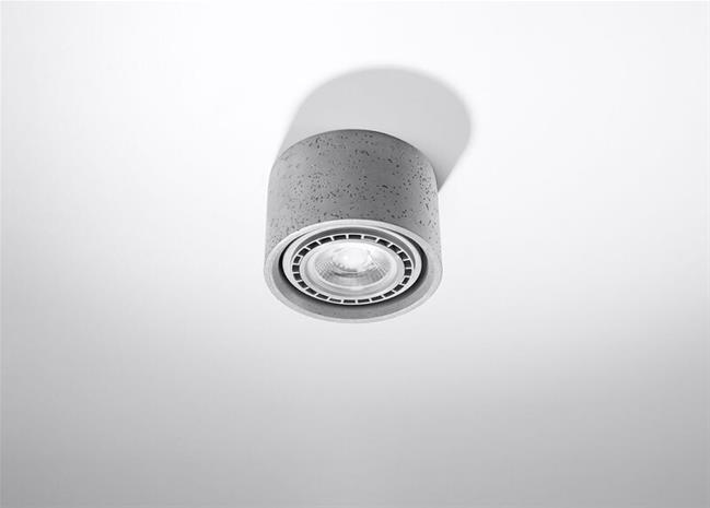 Kattovalo BASIC 1xGU10/40W/230V betoni – kuva 7/7