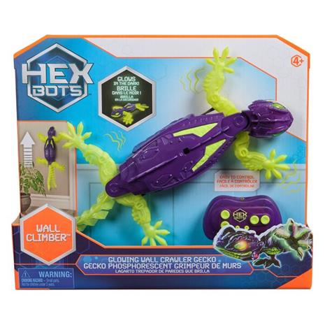 Hex Bots Wall Crawler Gecko Glow in The Dark