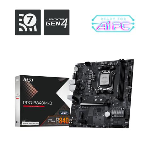 MSI PRO B840M-B mATX-emolevy